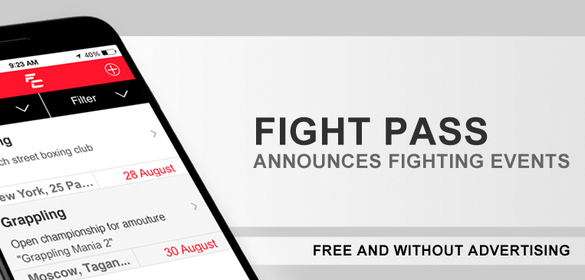 Your event in FightPass app / FREE